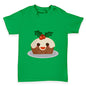 Cute Christmas Pudding Baby Toddler T-Shirt