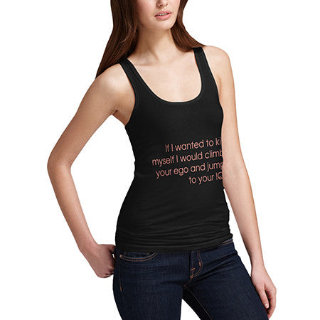 Womens Big Ego IQ Tank Top