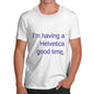 Mens Having A Helvetica Good Time T-Shirt