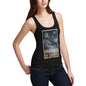 Womens Sharks In Space Tank Top