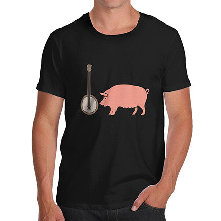 Mens Banjo Pig T-Shirt