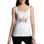 Womens Samurai Snake Katana Tank Top