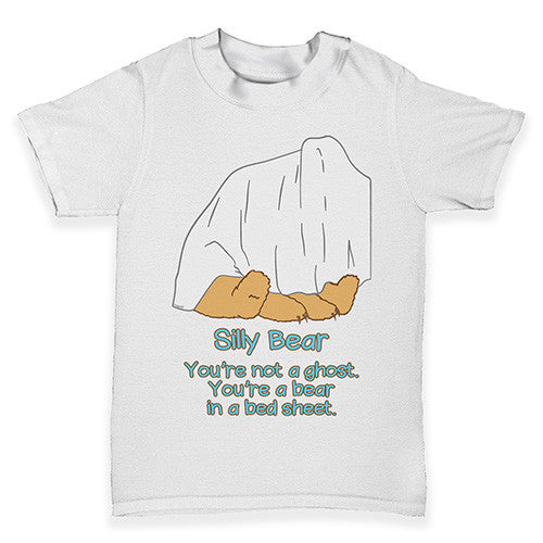 Silly Ghost Bear Baby Toddler T-Shirt