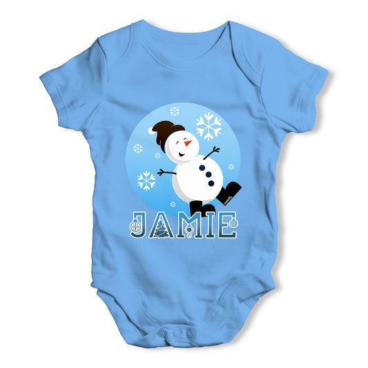 Personalised Pineapple Baby Grow Bodysuit