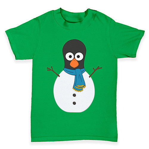 Guin Penguin Snowman Baby Toddler T-Shirt