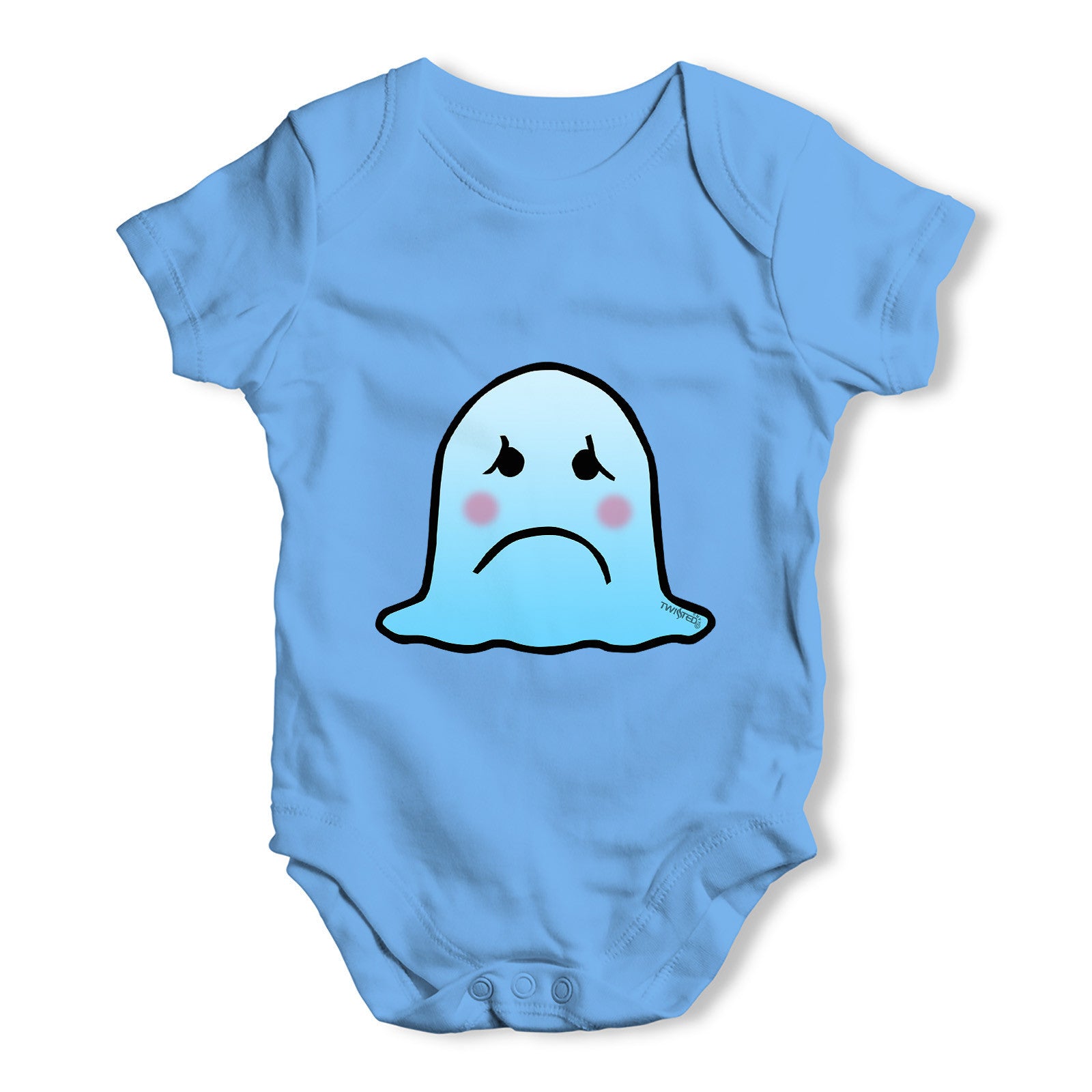 Sad Blob Monster Baby Grow Bodysuit
