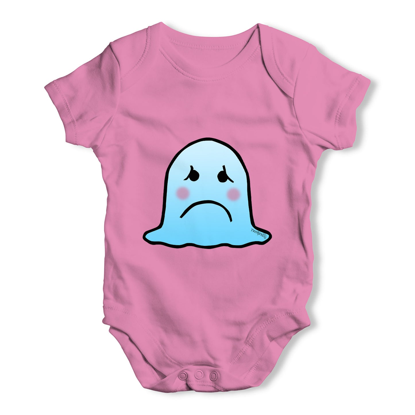 Sad Blob Monster Baby Grow Bodysuit