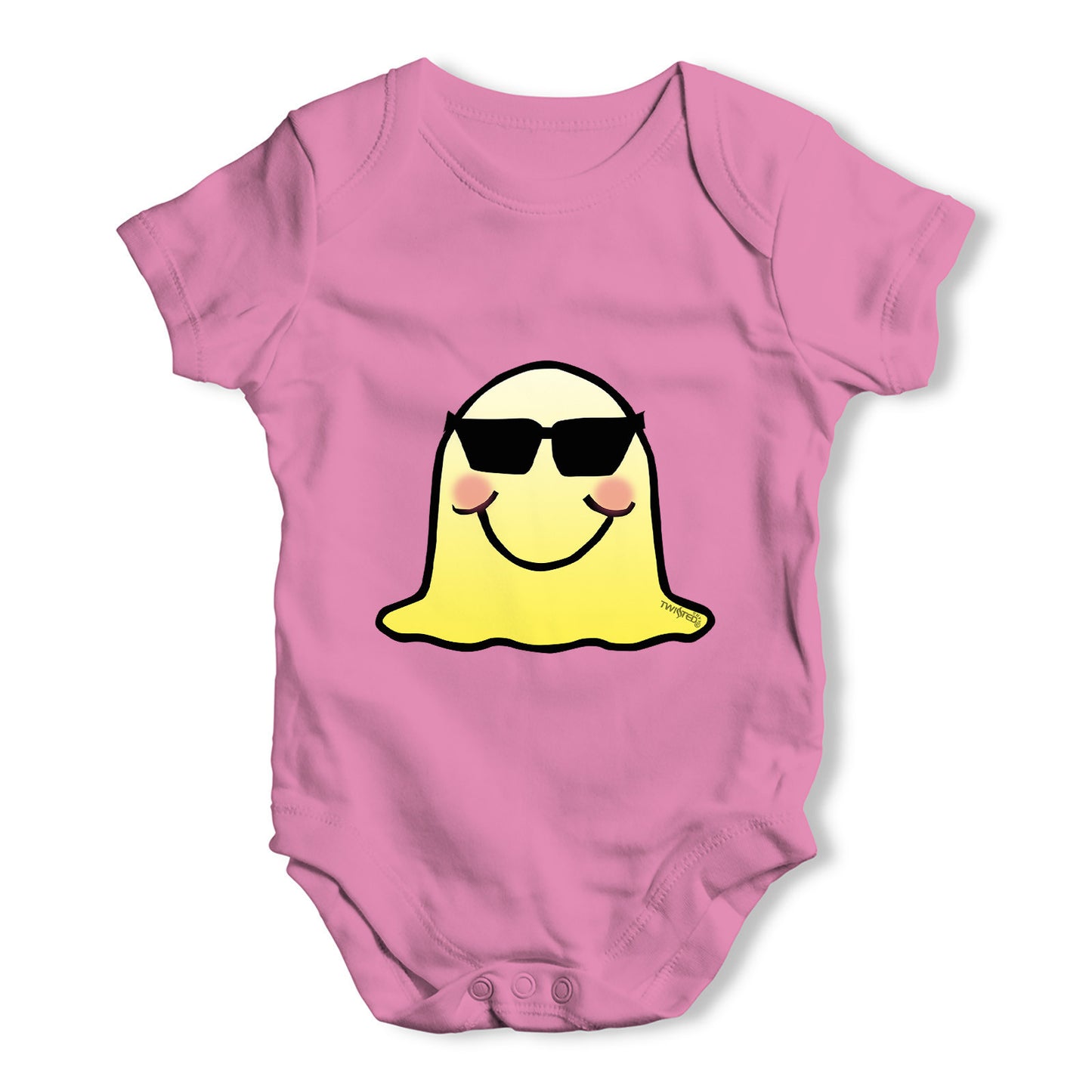 Sunglasses Emoji Monster Baby Grow Bodysuit