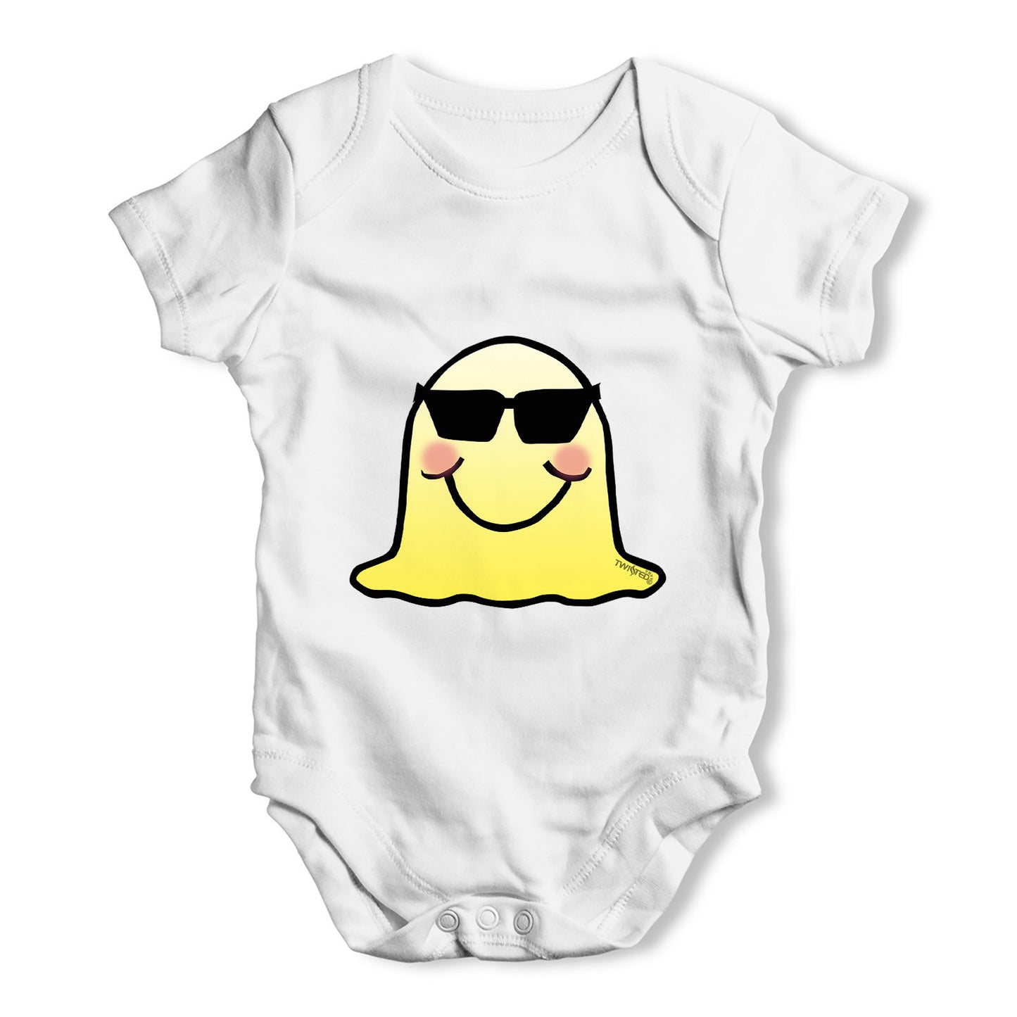 Sunglasses Emoji Monster Baby Grow Bodysuit