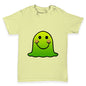 Green Emoji Blob Monster Baby Toddler T-Shirt