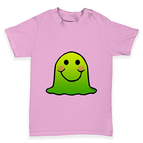 Green Emoji Blob Monster Baby Toddler T-Shirt