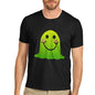 Men's Green Emoji Blob Monster T-Shirt