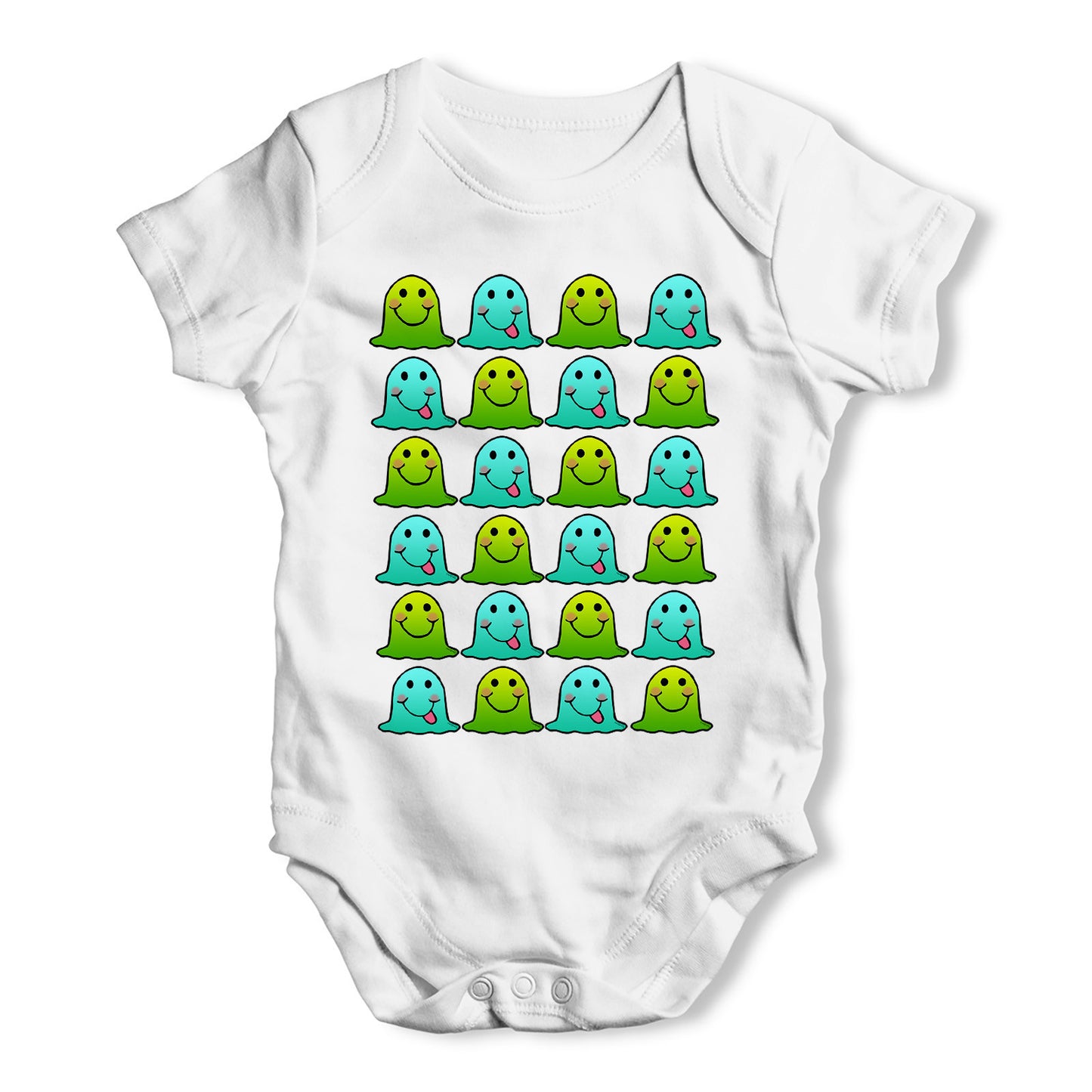 Silly & Happy Blob Monster Baby Grow Bodysuit