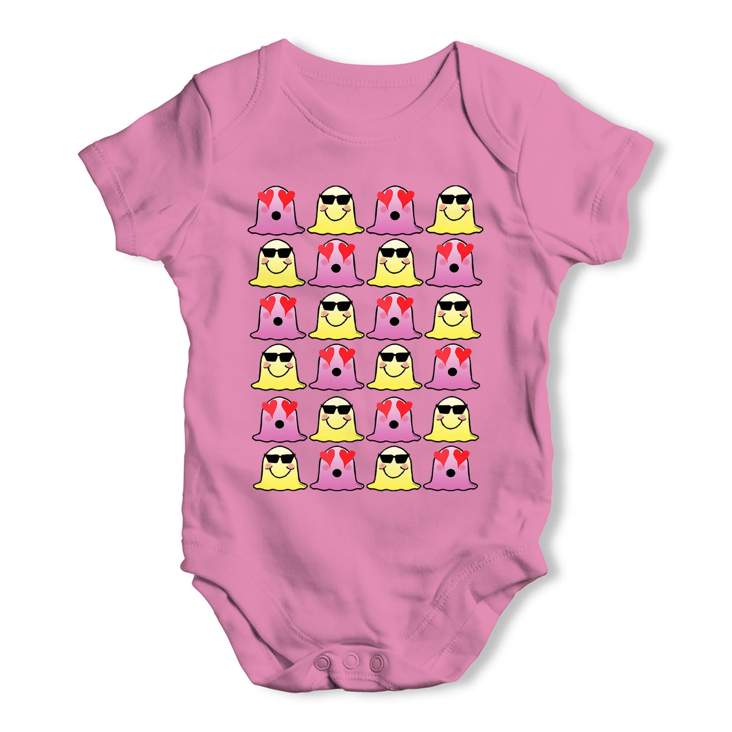 Happy & In Love Blob Monster Baby Grow Bodysuit