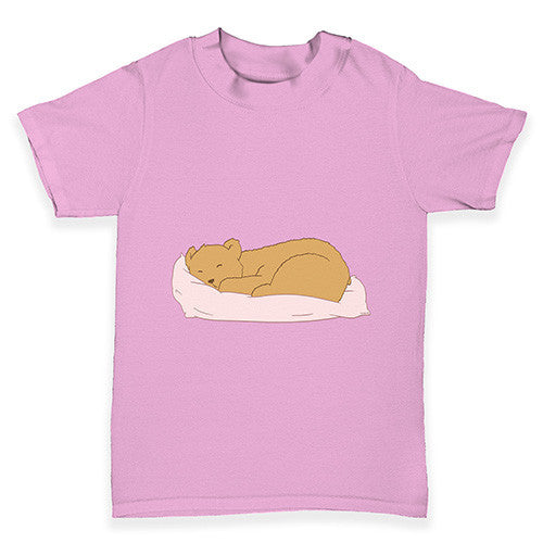Silly Bear Sleeping Baby Toddler T-Shirt
