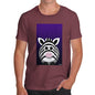 Men's Fat Zebra Burgundy T-Shirt