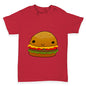 Smiling Cheese Burger Baby Toddler T-Shirt