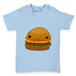 Smiling Cheese Burger Baby Toddler T-Shirt