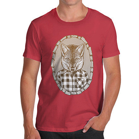 Men's Mr Fox In Flannel T-Shirt