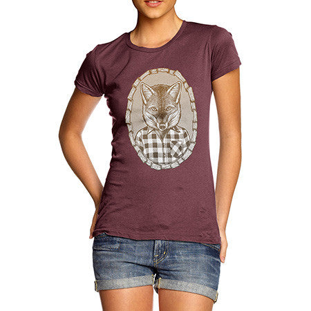 Women's Mr Fox In Flannel T-Shirt