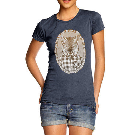 Women's Mr Fox In Flannel T-Shirt
