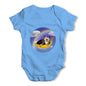 Banana Rainbow Cat Baby Grow Bodysuit