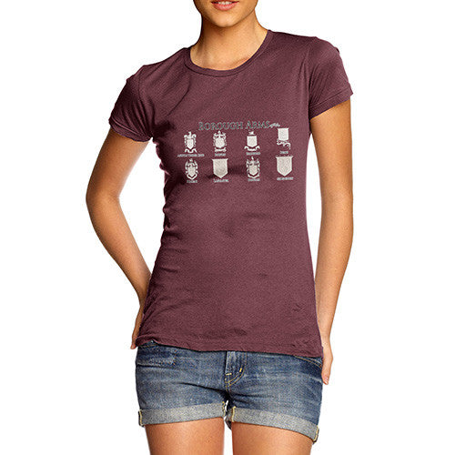 Women's Coat Of Arms Of British Borough T-Shirt