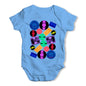 Retro CDs and Vinyl Baby Grow Bodysuit