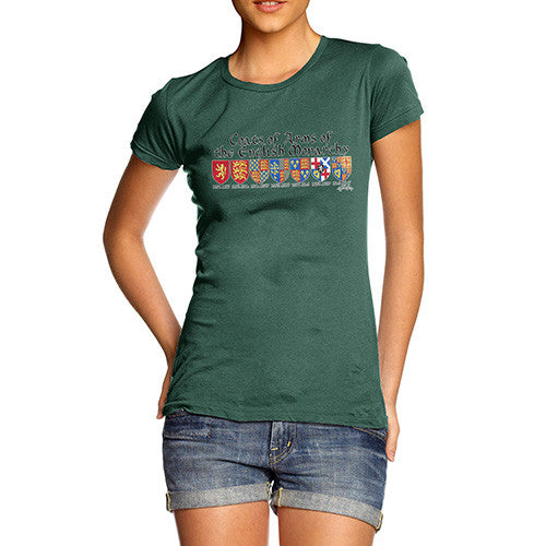 Women's English Monarchy Coat Of Arms T-Shirt
