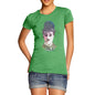 Women's Charlie Chaplin Typography Art T-Shirt