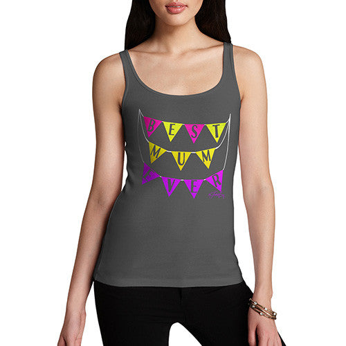 Women's Best Mum Bunting Tank Top