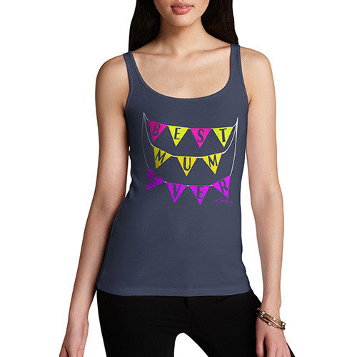 Women's Best Mum Bunting Tank Top