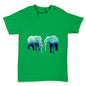 Blue Elephants Baby Toddler T-Shirt