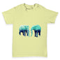 Blue Elephants Baby Toddler T-Shirt