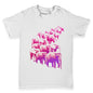 Pink Elephants On Parade Baby Toddler T-Shirt
