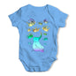 Elephant Rainbow Baby Grow Bodysuit