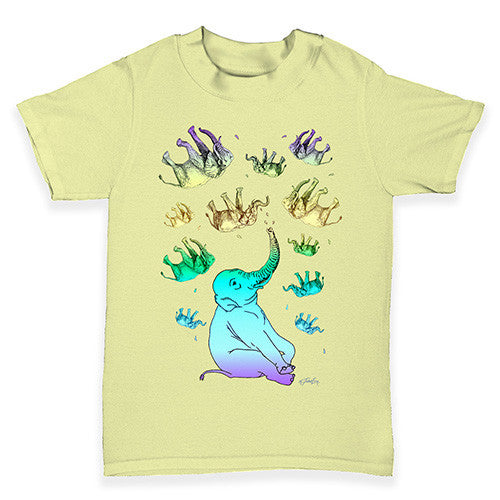 Elephant Rainbow Baby Toddler T-Shirt