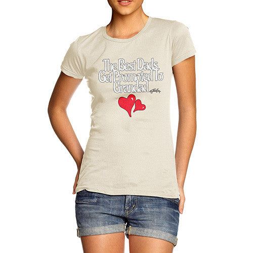 Women's Dads Promoted to Granddad T-Shirt