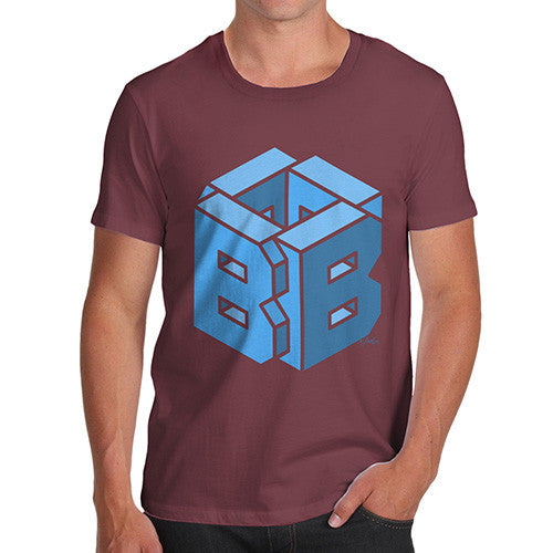 Men's Alphabet Letter B T-Shirt
