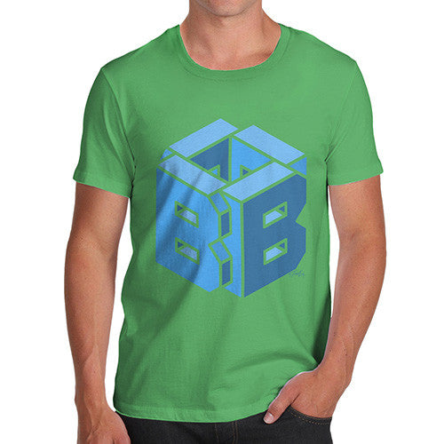 Men's Alphabet Letter B T-Shirt