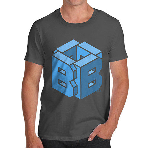 Men's Alphabet Letter B T-Shirt