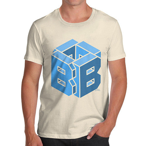 Men's Alphabet Letter B T-Shirt
