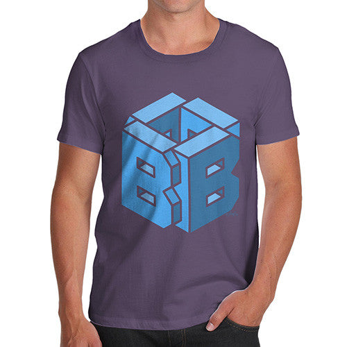 Men's Alphabet Letter B T-Shirt