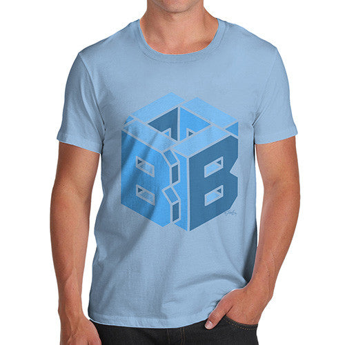 Men's Alphabet Letter B T-Shirt