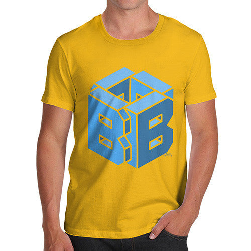 Men's Alphabet Letter B T-Shirt