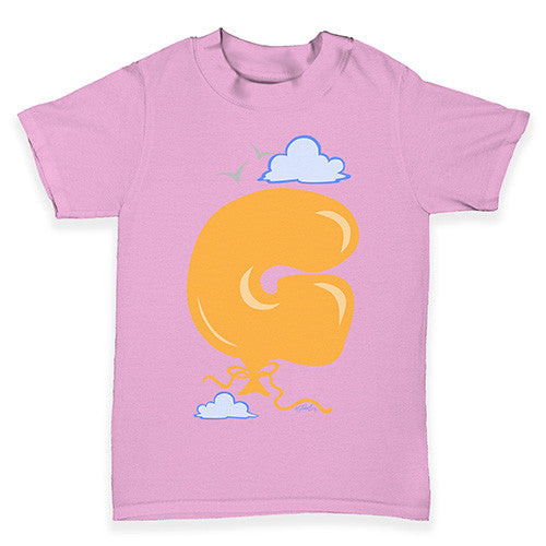 Balloon Letter G Baby Toddler T-Shirt