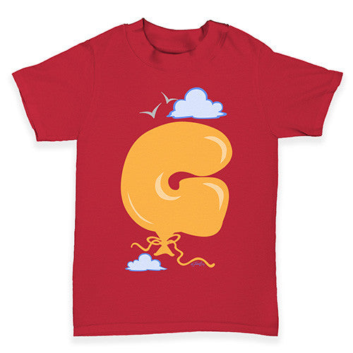 Balloon Letter G Baby Toddler T-Shirt