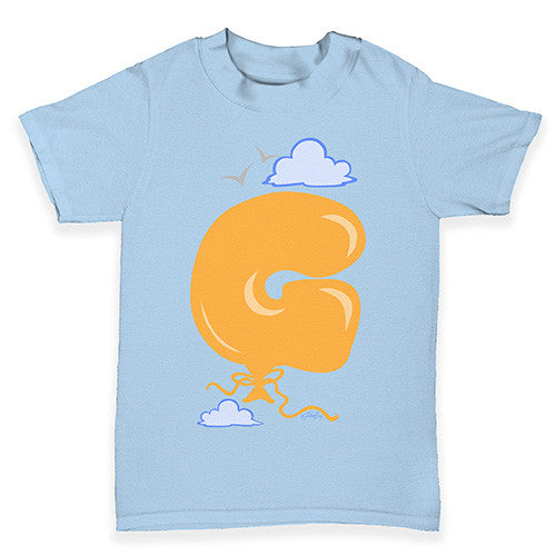 Balloon Letter G Baby Toddler T-Shirt