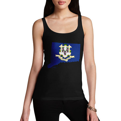 Women's USA States and Flags Connecticut  Tank Top