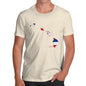 Men's USA States and Flags Hawaii T-Shirt